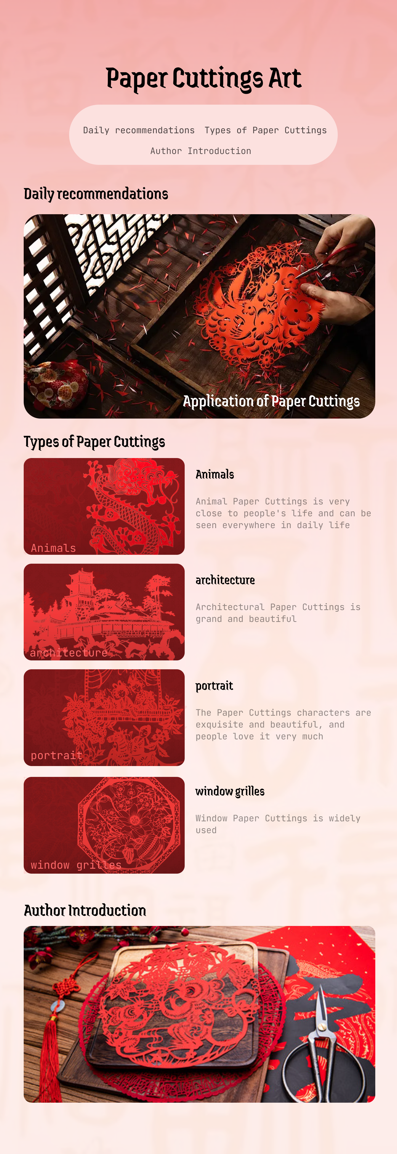 Paper Cutting Art Banner